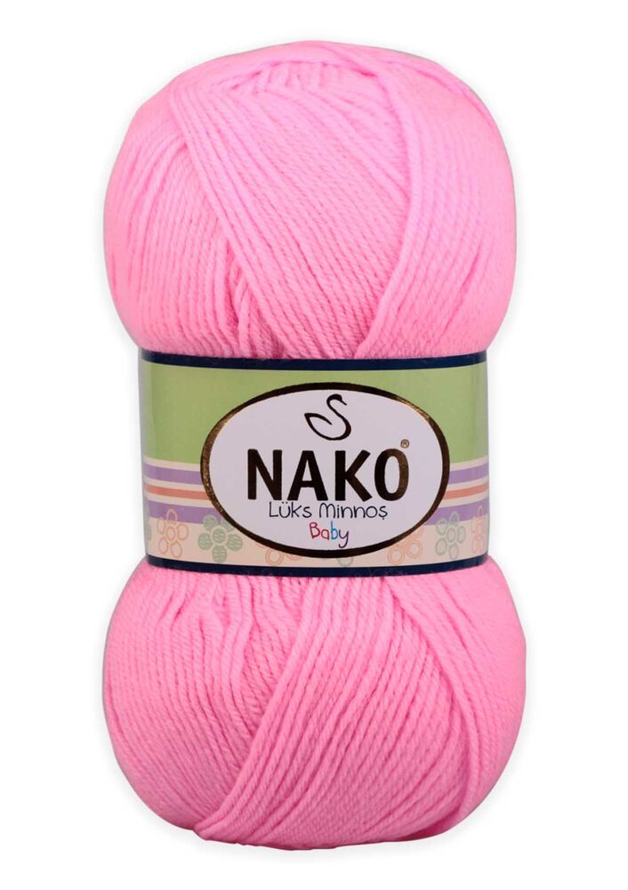 Nako Lüks Minnoş El Örgü İpi | Pembe 11158