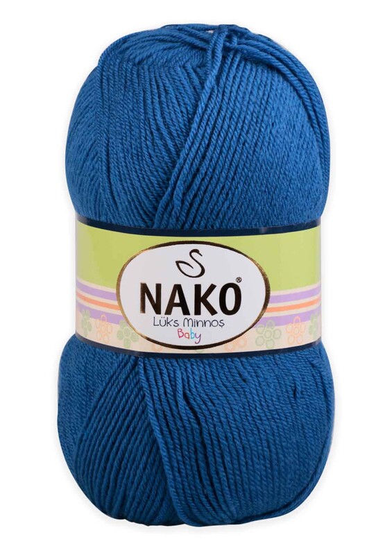 NAKO - Nako Lüks Minnoş El Örgü İpi | Koyu Mavi 10084