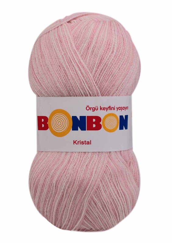 NAKO - Bonbon Kristal El Örgü İpi | Pembe Due 99421