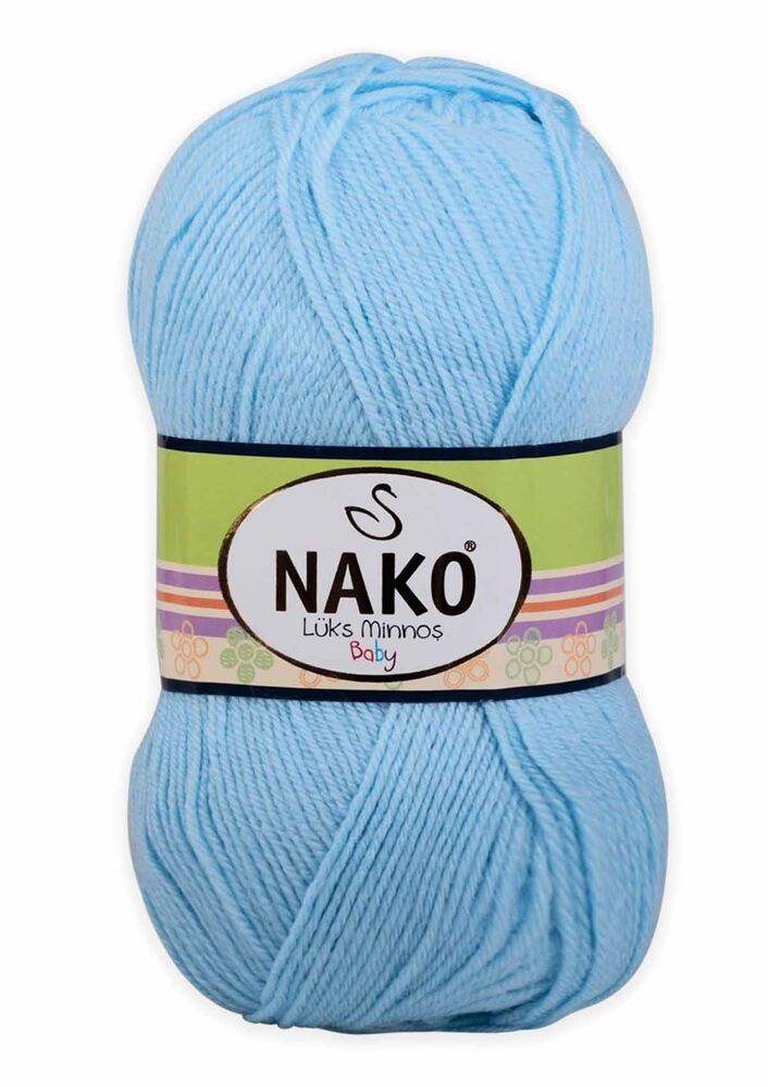 Nako Lüks Minnoş Yarn| Blue 214