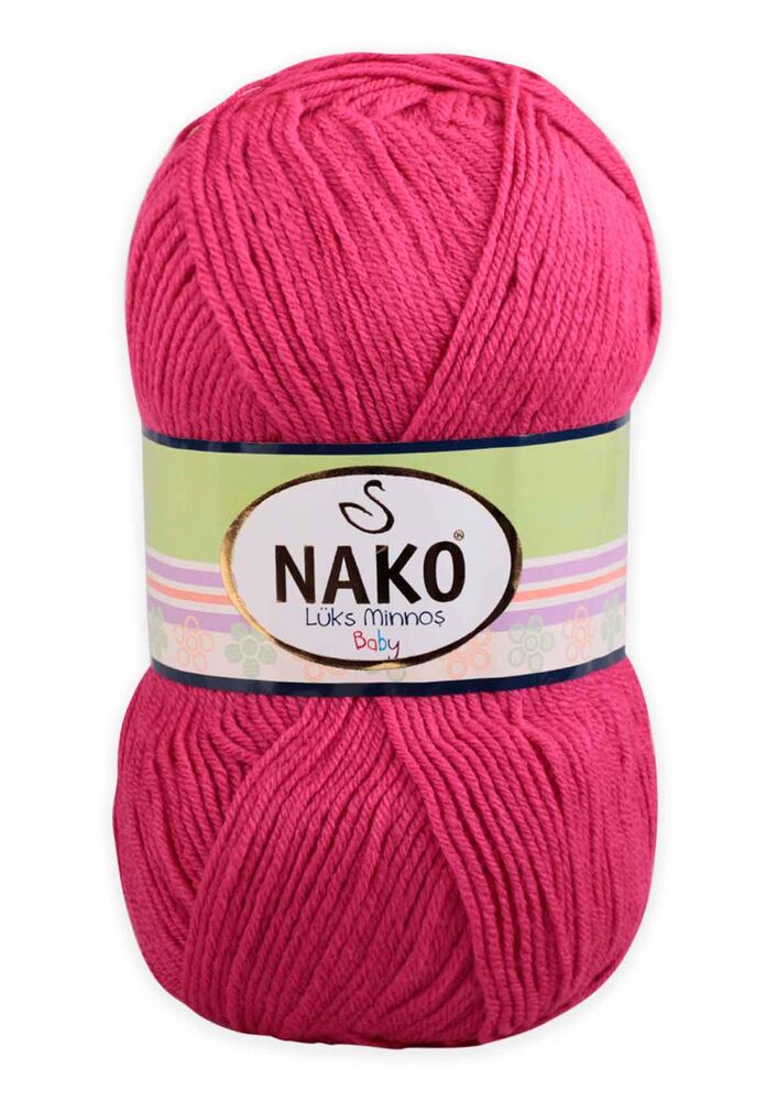 Nako Lüks Minnoş Yarn| Red 10676