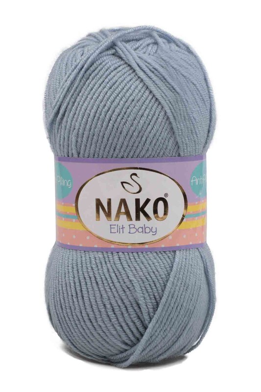 NAKO - Nako Elit Baby Yarn/Pale Grey 12408