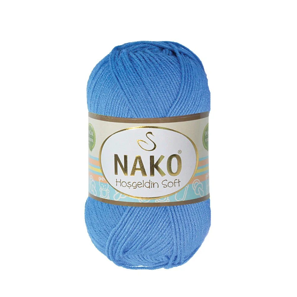 Nako Hoşgeldin Soft El Örgü İpi | Denim 1256
