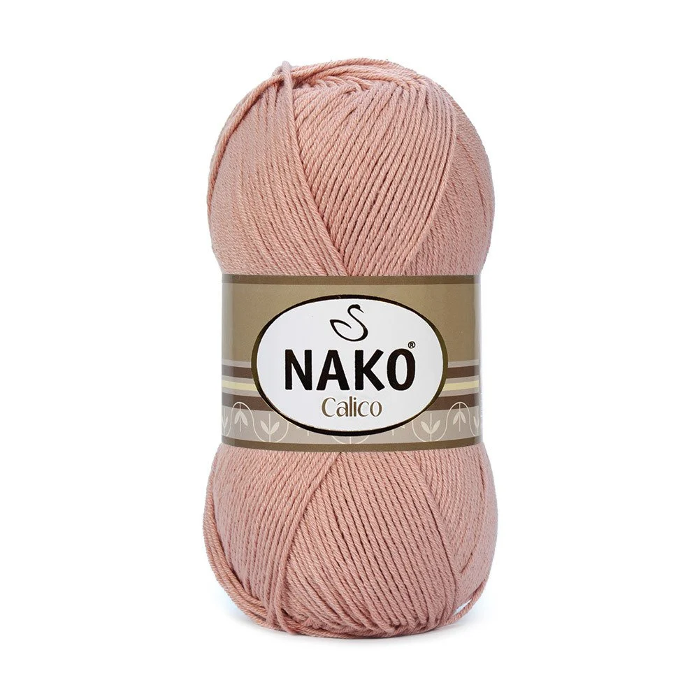 Nako Calico El Örgü İpi | Pudra 11220