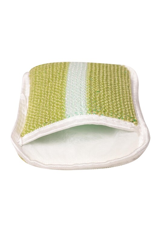 Renkli El Geçmeli Lif | Yeşil - Thumbnail