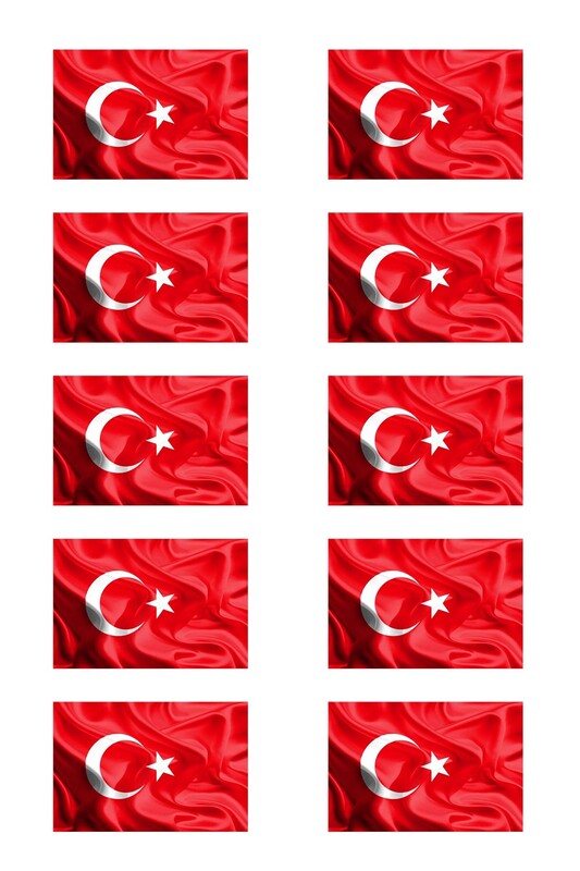 SİMİSSO - Bayrak 20x30 cm 10 lu
