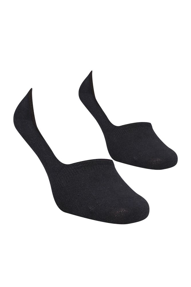 Man Plain No Show Socks | Black