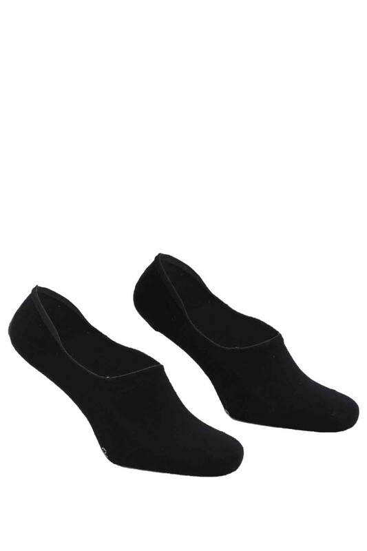 DÜNDAR - Dündar Plus Cotton Man No Show Socks 8207 | Black