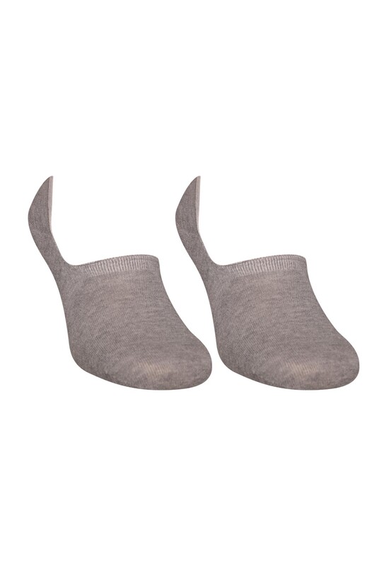 DÜNDAR - Dündar Plus Cotton Woman No Show Socks | Gray