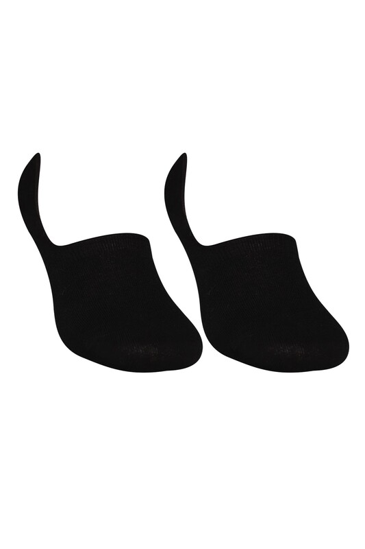 DÜNDAR - Dündar Plus Cotton Woman No Show Socks | Black