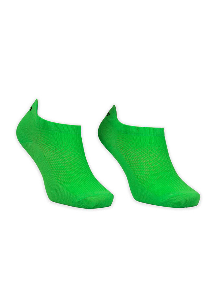Neon Colorful No Show Socks | Green
