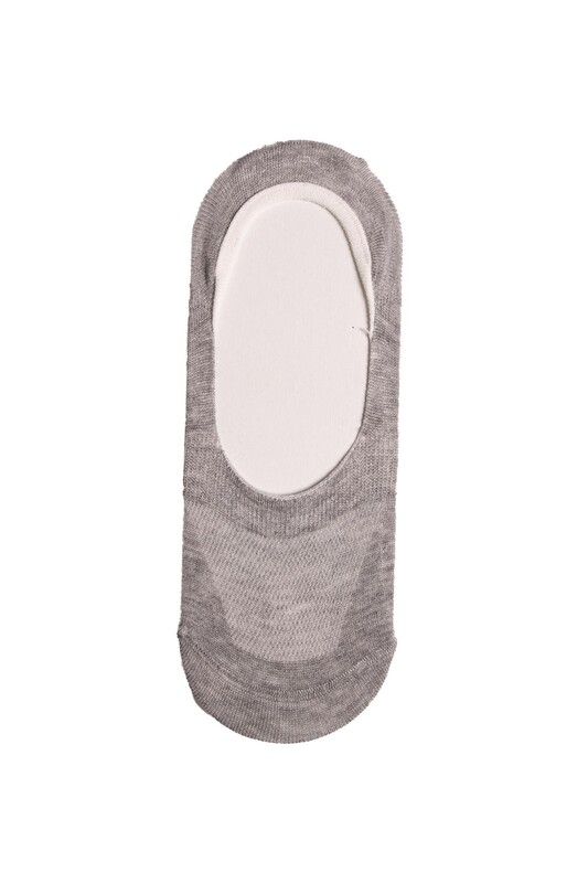 MOSAİC - Woman Seamless Bamboo No Show Socks 4020 | Gray