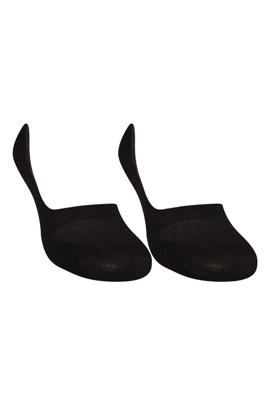 MOSAİC - Woman Seamless Bamboo No Show Socks 4020 | Black