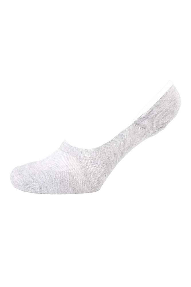 Man Seamless Bamboo No Show Socks 7020 | Gray