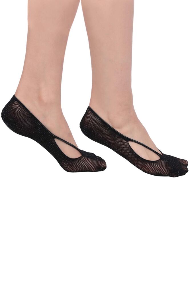 Penti Net Suba No Show Socks | Black