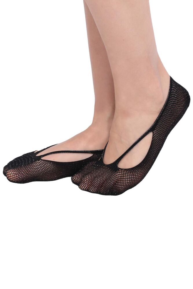 Penti Net Suba No Show Socks | Black