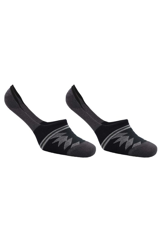 ROFF - Roff Patterned Man Bamboo No Show Socks 10229 | Hard Cole