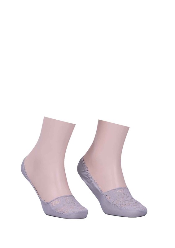 SAHAB - Sahab Laced No Show Socks 5510 | Gray