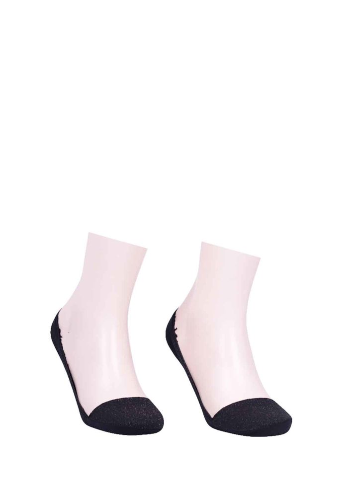 Sahab Patterned No Show Socks 638 | Black