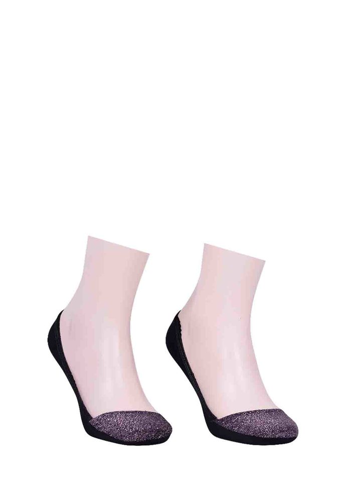 Sahab Patterned No Show Socks 638 | Purple