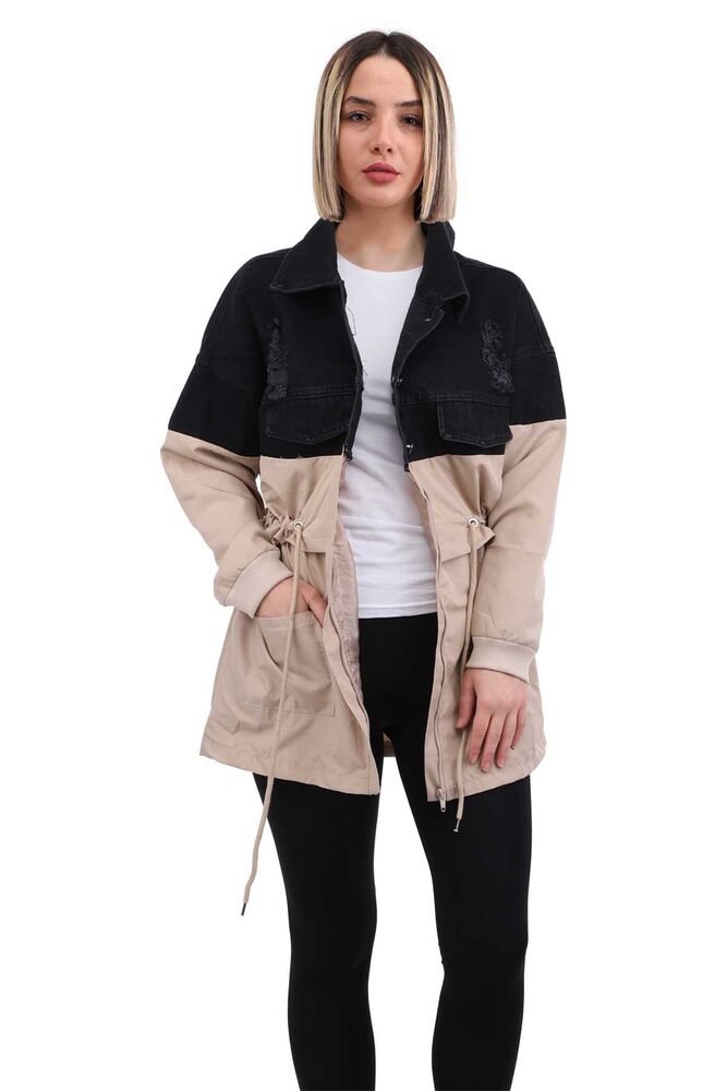 Woman Denim Jacket 7634 | Black