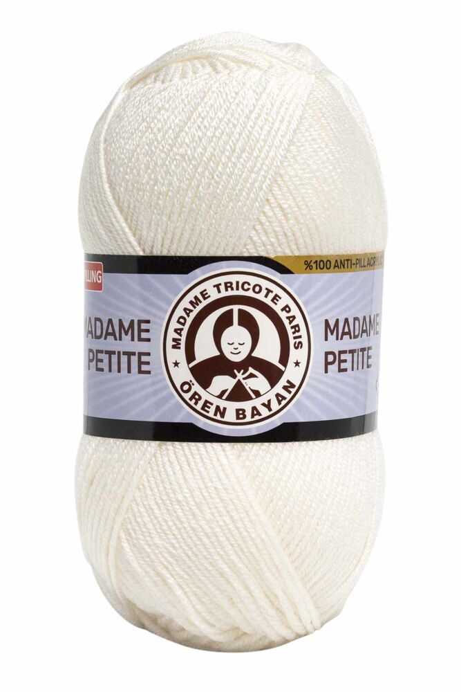 Пряжа Ören Bayan Madame Petite/Молочно-белый 122