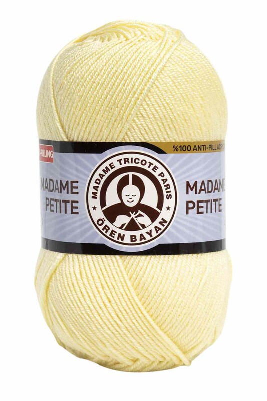 ÖREN BAYAN - Пряжа Ören Bayan Madame Petite/Бледно-жёлтый 098