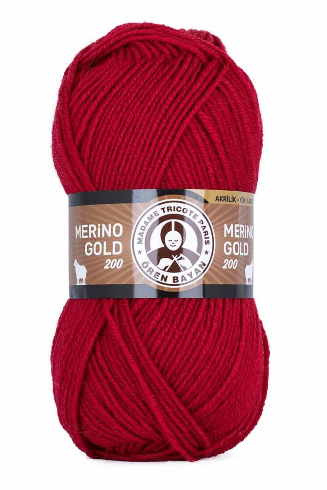 Пряжа Ören Bayan Merino Gold 200/Красный 033