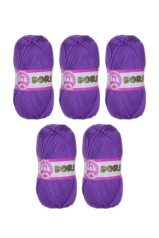 Ören Bayan Dora El Örgü İpi 5 Li | Mor 059