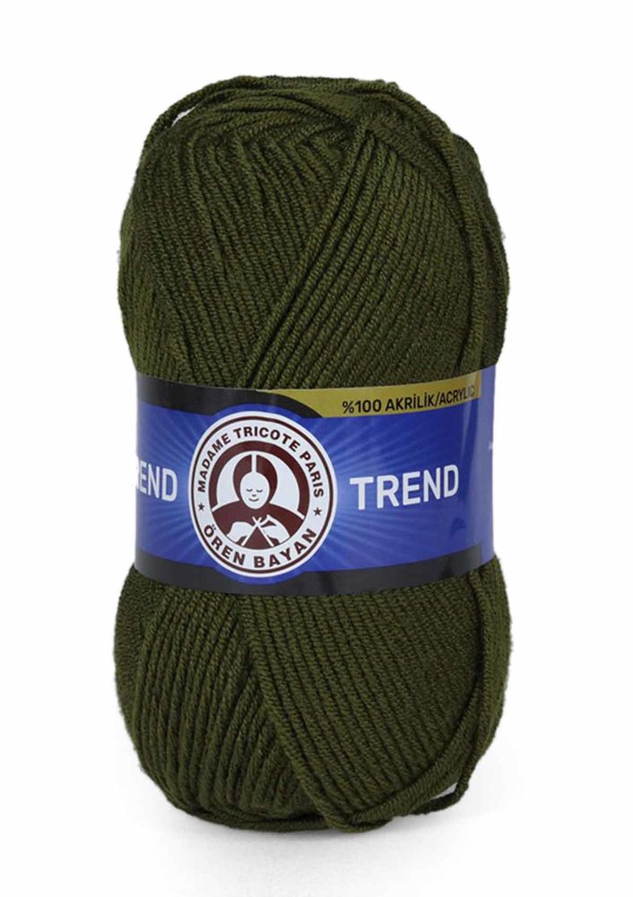 Пряжа Ören Bayan Trend /Зелёный 077