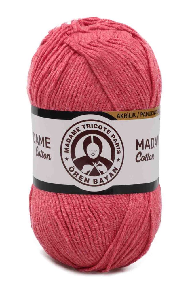 Ören Bayan Madame Cotton El Örgü İpi Koyu Mercan 048