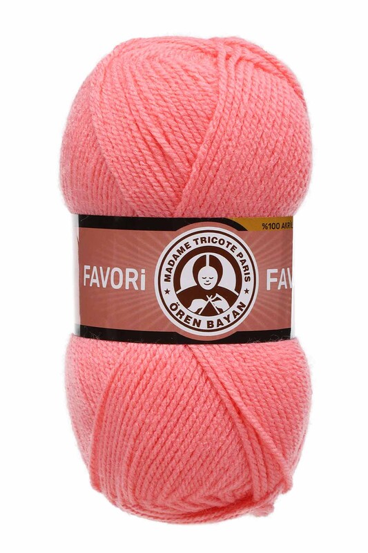 ÖREN BAYAN - Ören Bayan Favori El Örgü İpi Orta Pembe 036