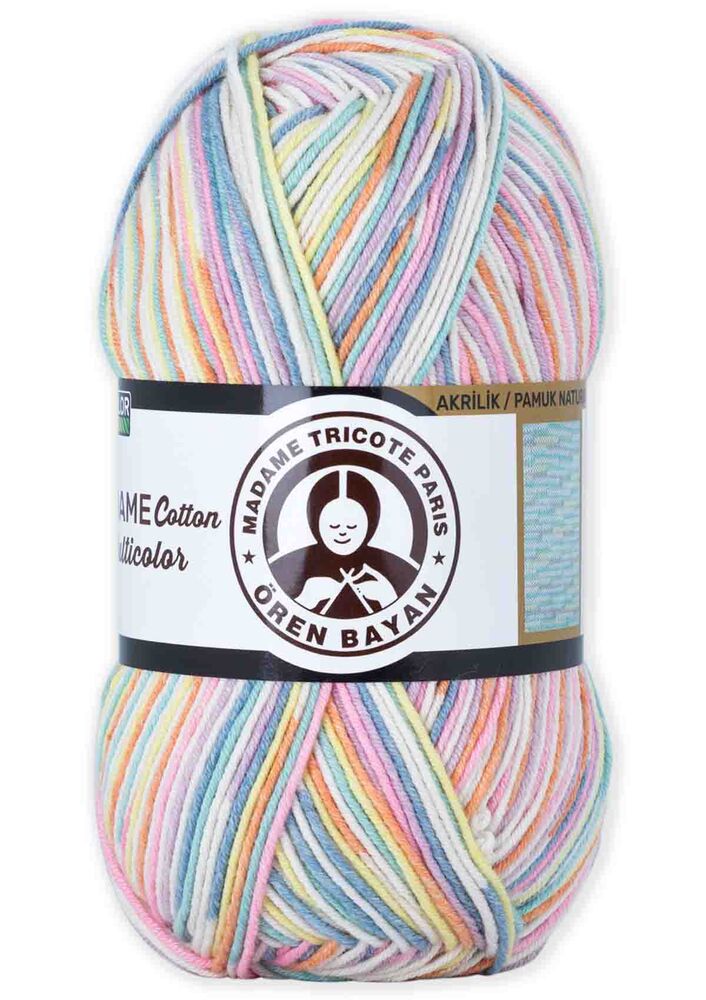 Ören Bayan Madame Cotton Multicolor El Örgü İpi 100 gr | 441