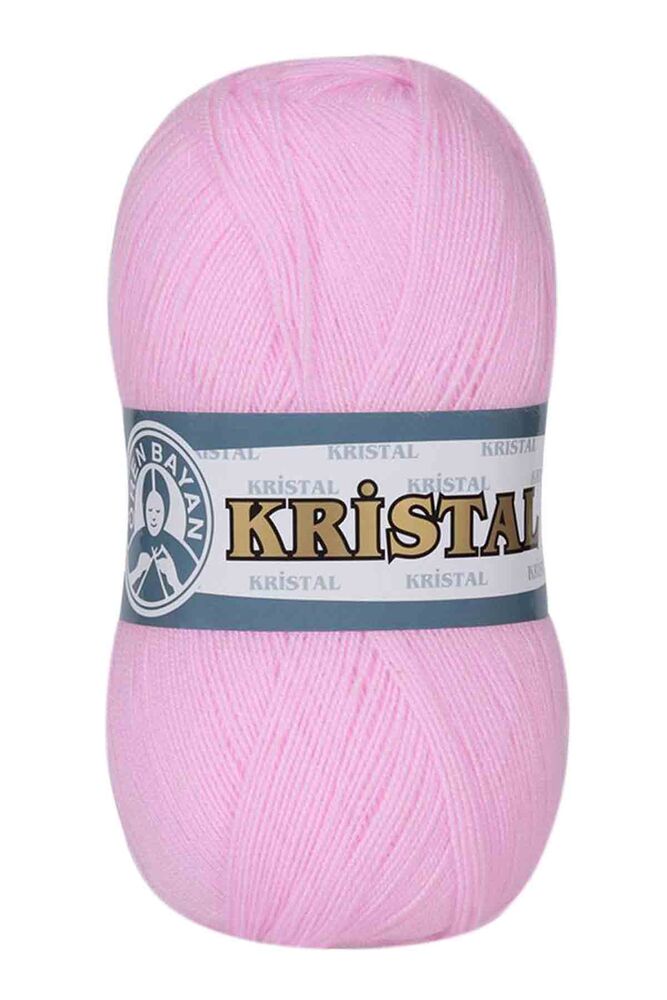 Ören Bayan Kristal El Örgü İpi Açık Pembe 093