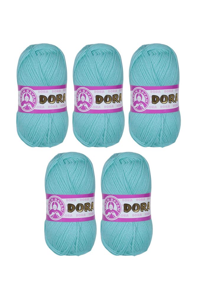 Ören Bayan Dora El Örgü İpi 5 Li | Su Yeşili 022