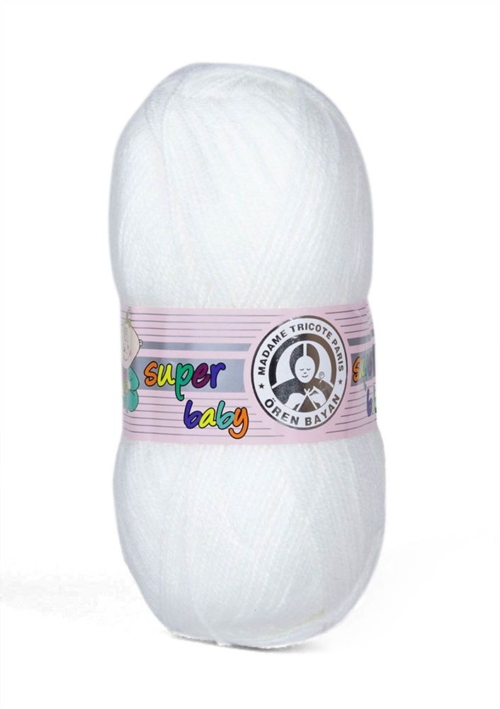 Ören Bayan Süper Baby Yarn/White 111