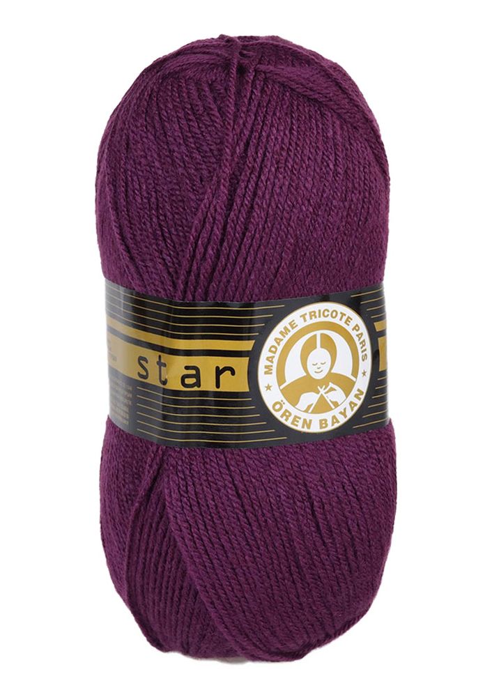 Ören Bayan Star El Örgü İpi Mor 052