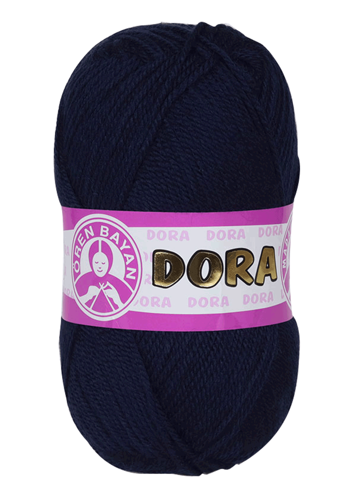 Ören Bayan Dora El Örgü İpi Lacivert 019