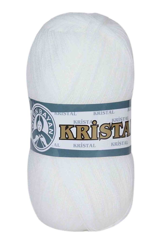 Ören Bayan Kristal El Örgü İpi Kırık Beyaz 111