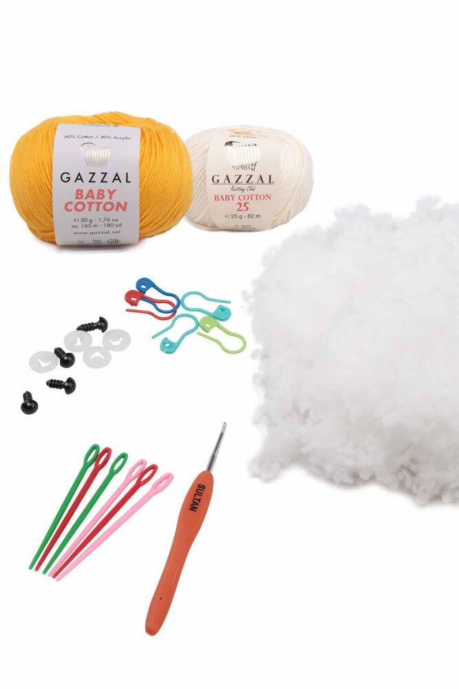 Simisso Tavşancık Amigurumi Kiti Sarı