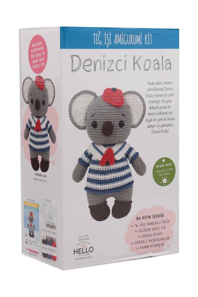 Tuva Denizci Koala Amigurumi Kiti -SCF04