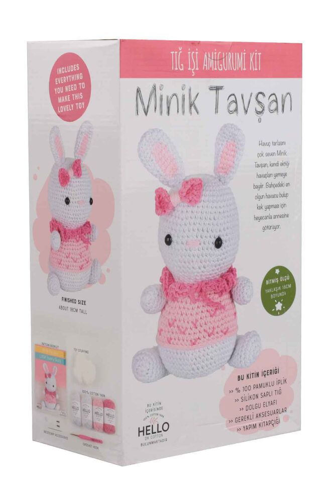Tuva Minik Tavşan Amigurumi Kiti -SCF06