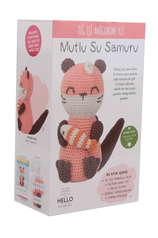 Tuva Mutlu Su Samuru Amigurumi Kiti -SCF08 - Thumbnail