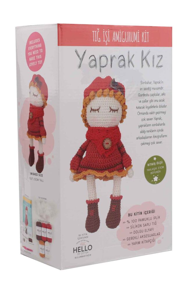 Tuva Yaprak Kız Amigurumi Kiti -SCF10