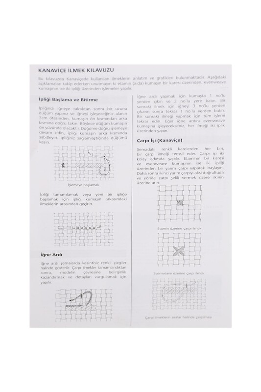 Ahşap Kasnaklı Kanaviçe Kiti CCS10 - Thumbnail