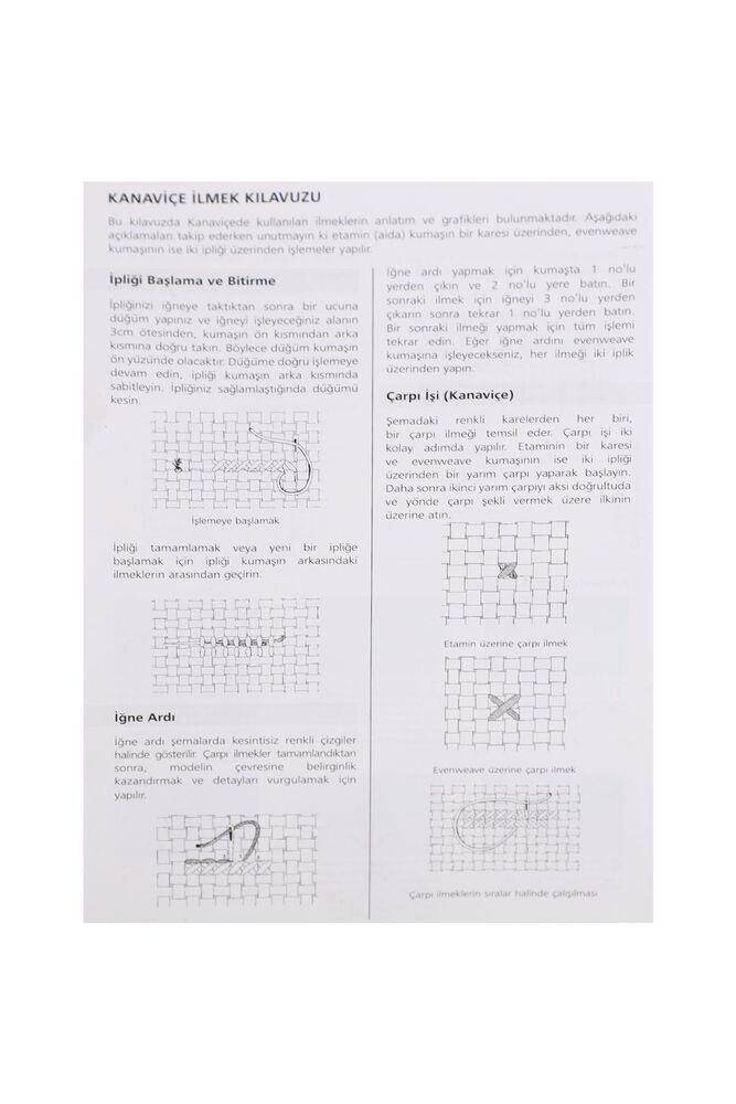 Ahşap Kasnaklı Kanaviçe Kiti CCS10