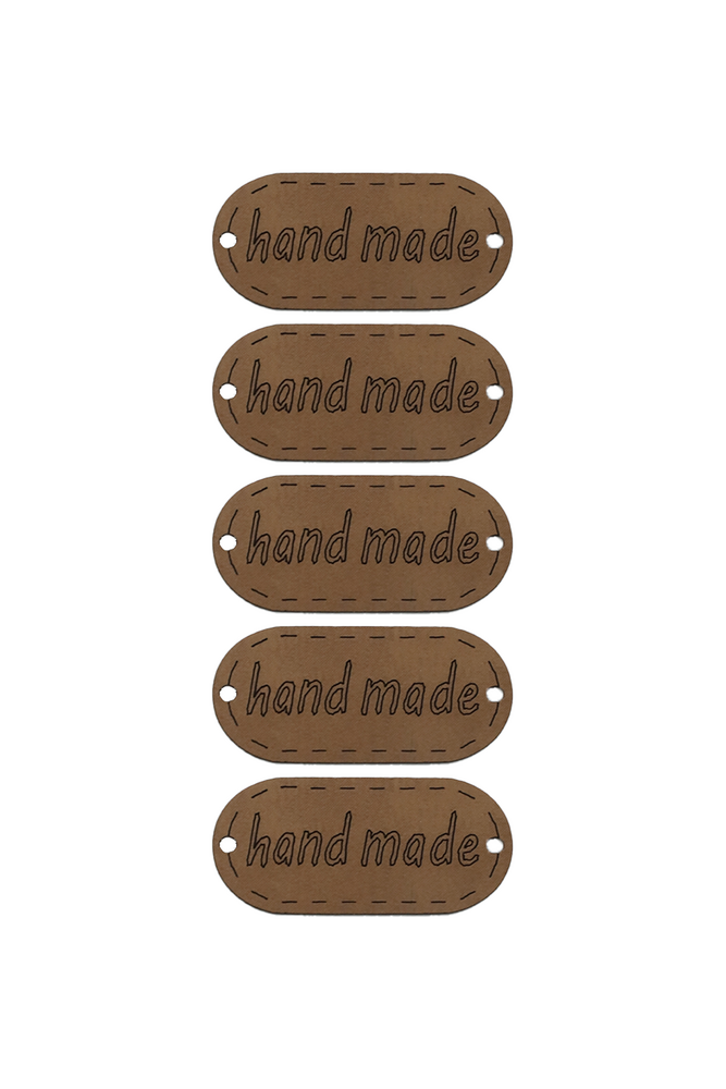 Deri Handmade Etiket 5 li Model 27 | Kahverengi