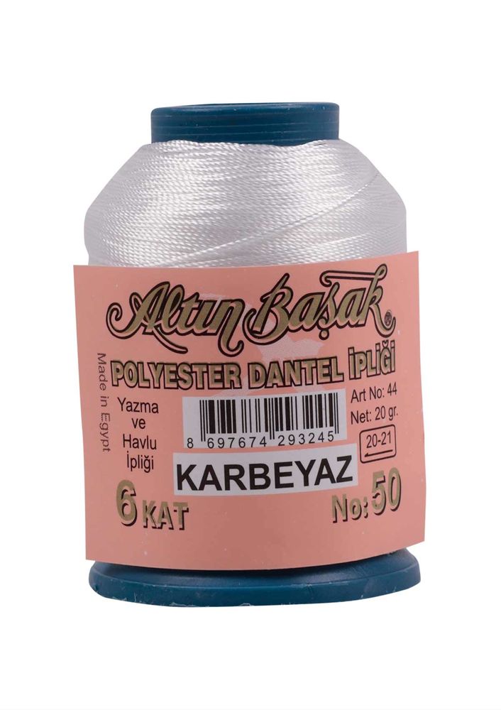Altınbaşak Oya ve Dantel İpi 20 gr Kar Beyaz