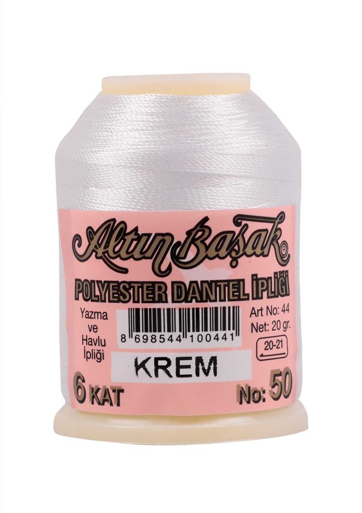 Altınbaşak Oya ve Dantel İpi 20 gr Krem
