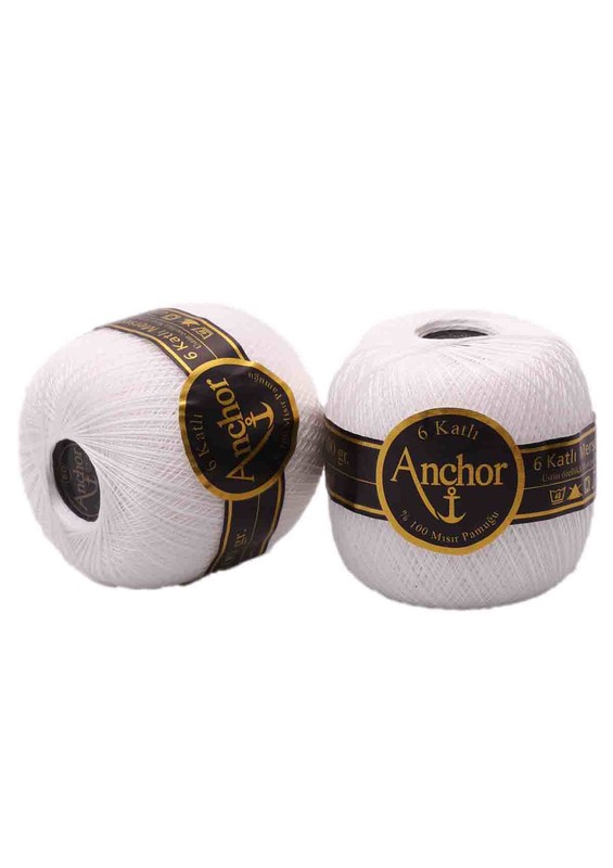 ANCHOR - Anchor Merserize Dantel İpi No 60 Beyaz